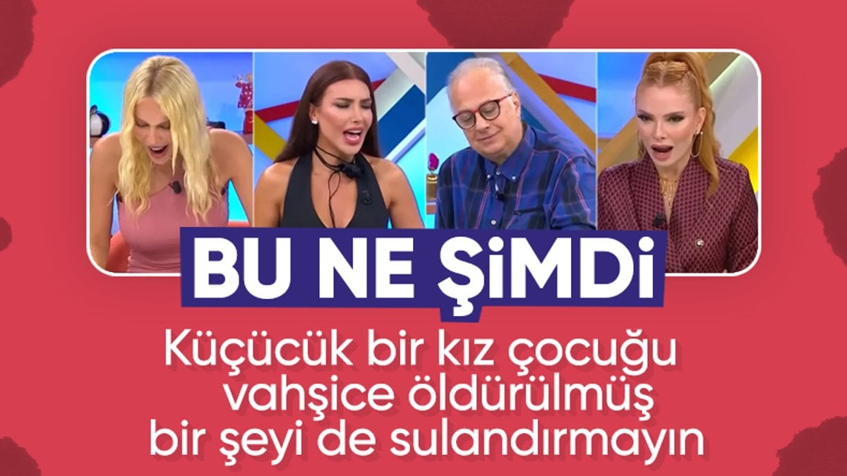 Magazin programında ilginç anlar: Narin için çığlık atıldı