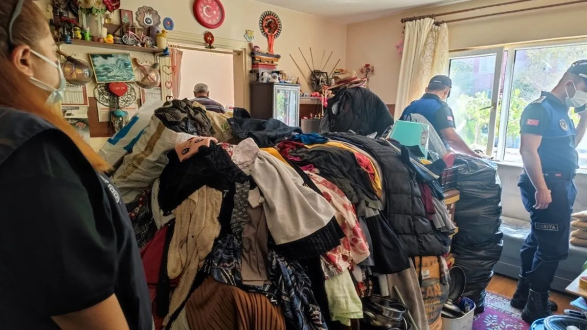 Yer Çankırı: Evden 3 kamyon çöp çıktı!