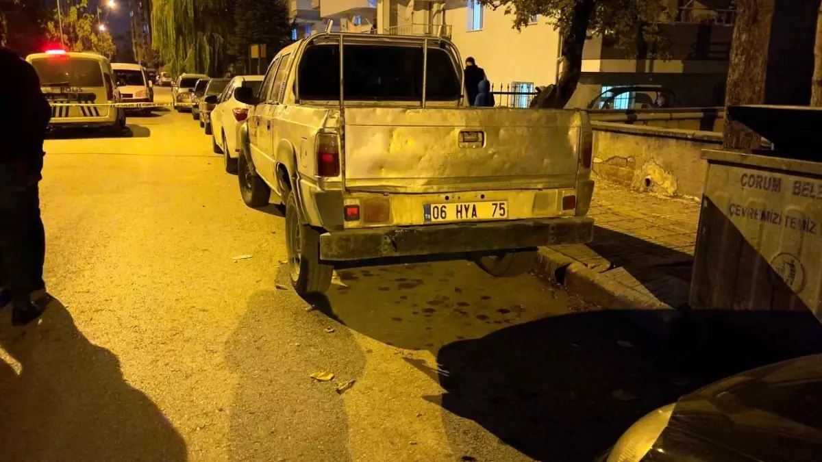 Çorum’da Araç Kurşunlandı, Şahıs Yakalandı