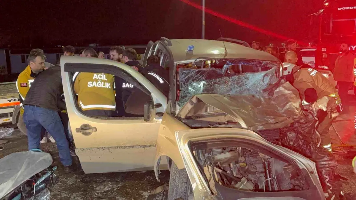 Düzce’de Trafik Kazası: 7 Yaralı