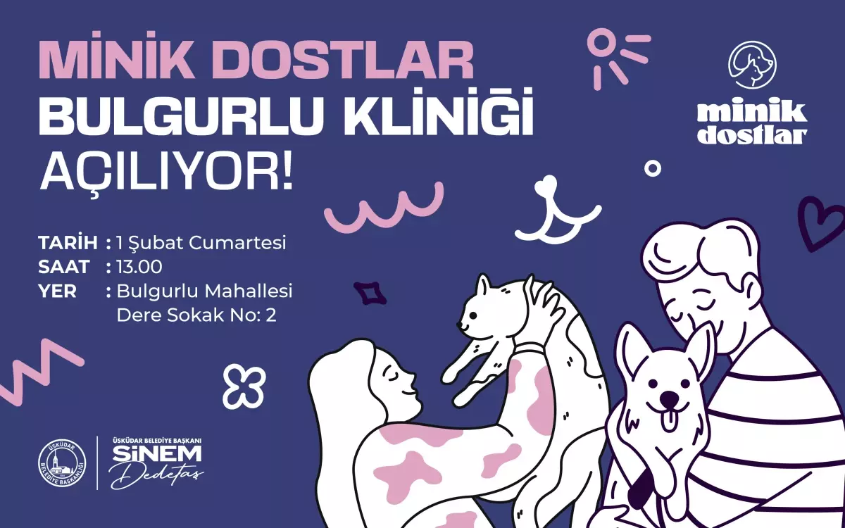Üsküdar’da Minik Dostlar Kliniği’nin Yeni Şubesi Açılıyor