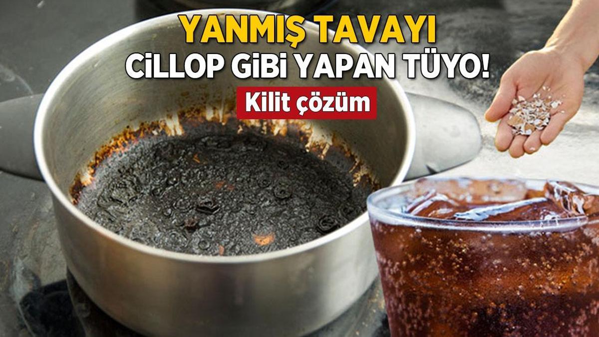 Dibi tutan tavayı tek sürüşte aynaya çevirdi! Yumurta kabuğu ile kolayı böyle karıştırın