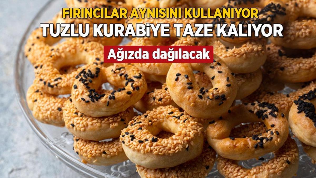 Tuzlu kurabiye kıyır kıyır kalacak! Fırıncılar hamura katıyormuş, en basit yöntem