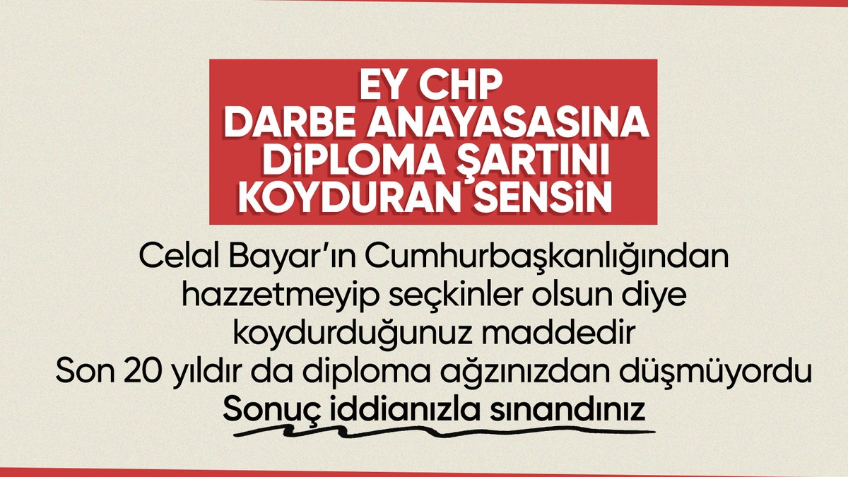 İmamoğlu’nun cumhurbaşkanı adaylığını engelleyen darbe anayasası