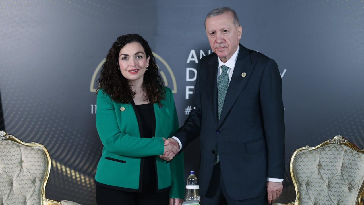 Kosova Cumhurbaşkanı Osmani: Cumhurbaşkanı Erdoğan, haklı davamızın güçlü bir savunucusudur